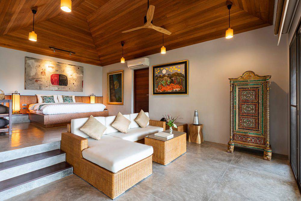 yaonoi villa honglek bedroom and living room