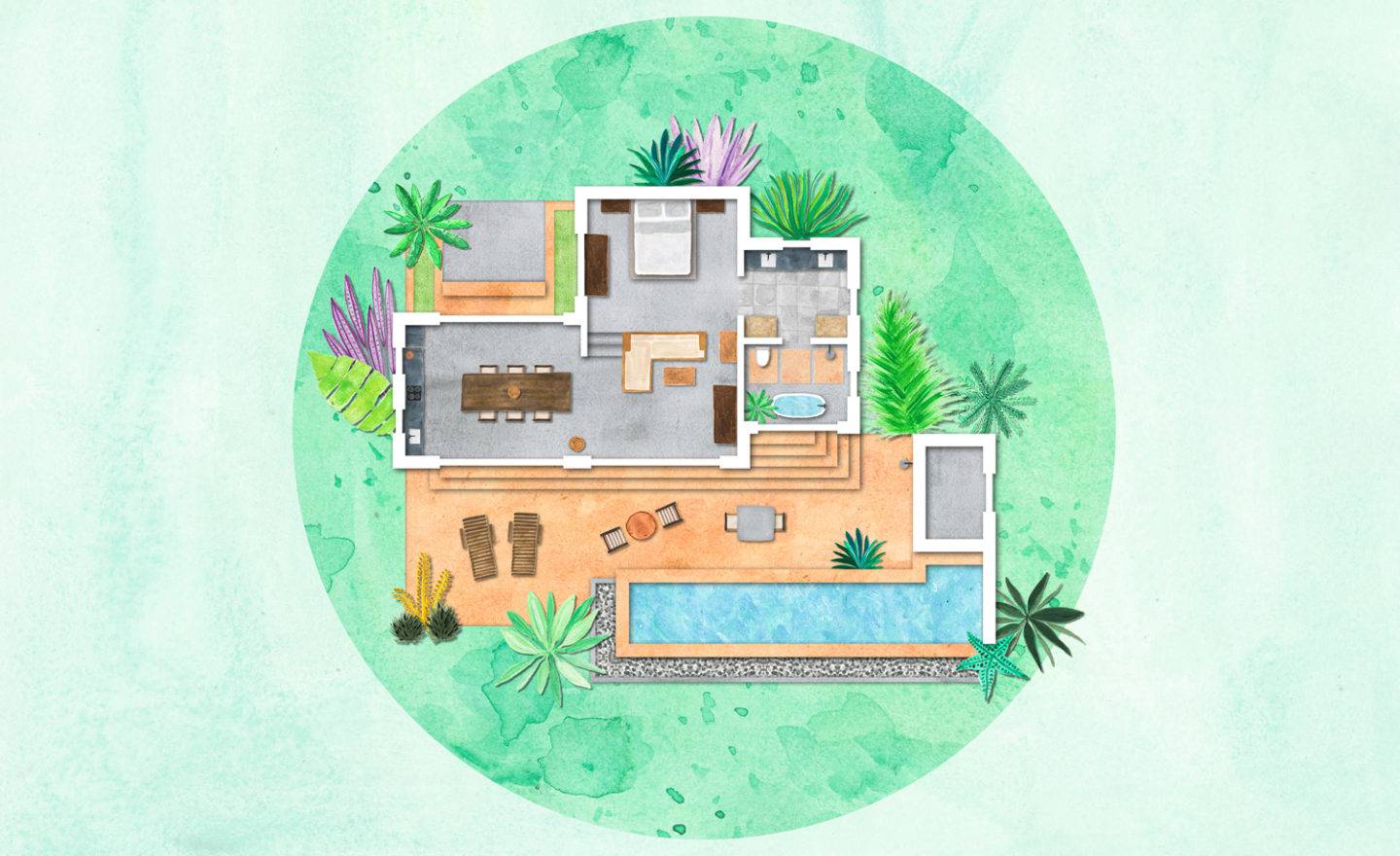 yaonoi villa honglek floor plan