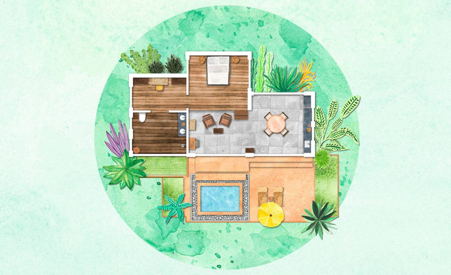 villa pasai floor plan