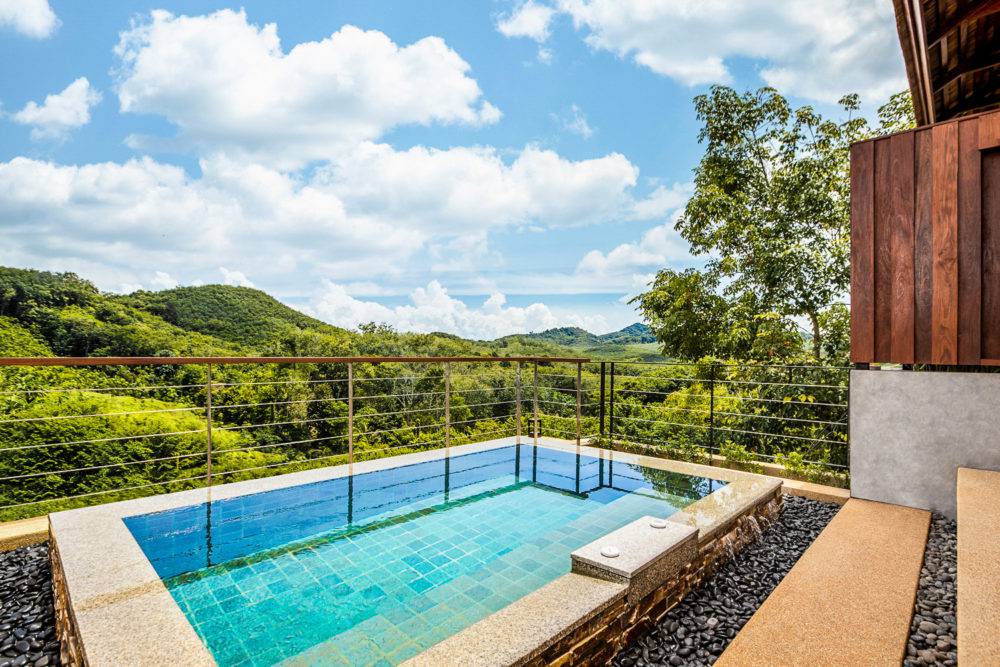 villa pasai private jacuzzi with mountain view