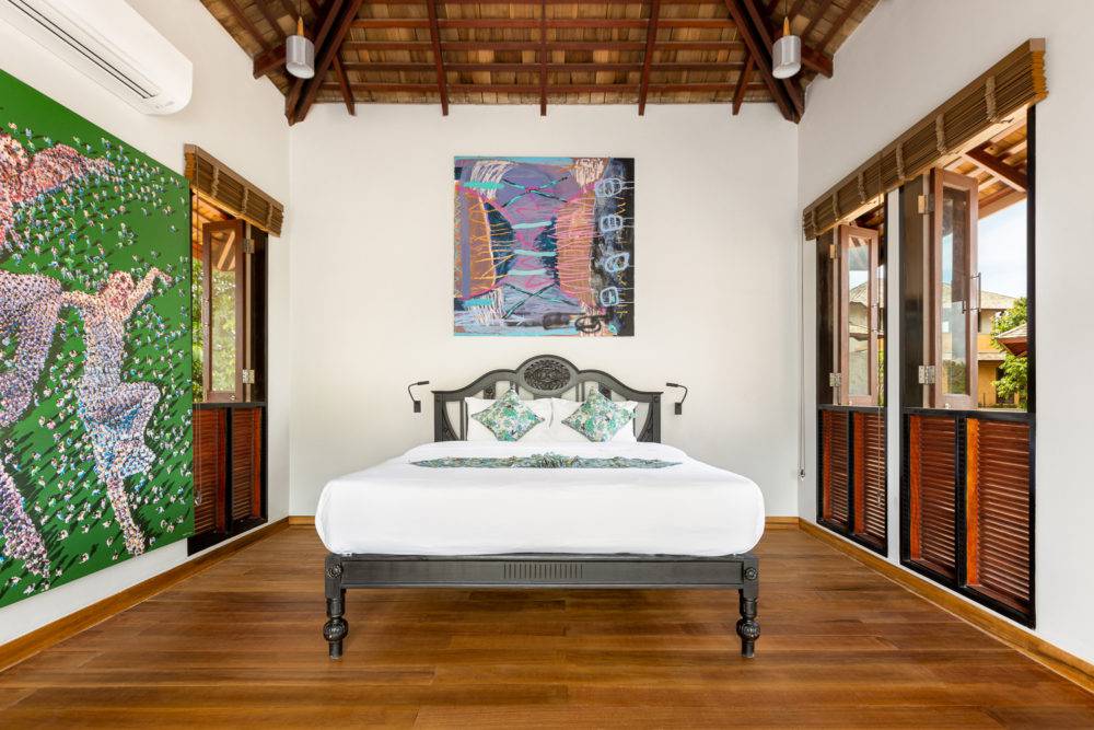 villa pasai bedroom with mountain view