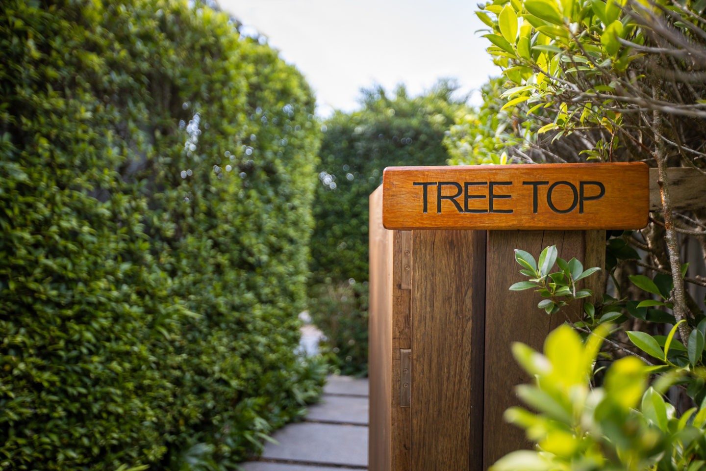 villa treetop entrance